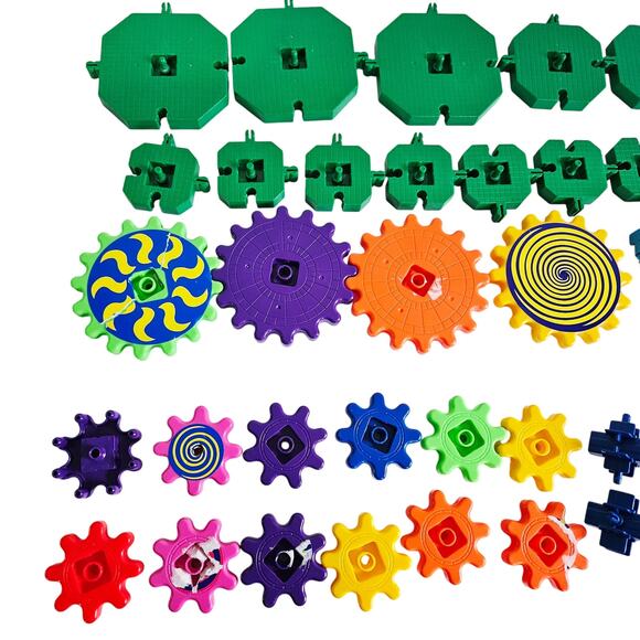 Learning Resources Gizmo Gears Building Toy Multicolor 72PC Engineering Play - Picture 2 of 4